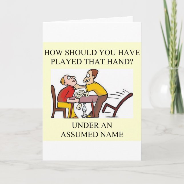 Tarjeta jugador de juego de puente duplicado (Anverso)