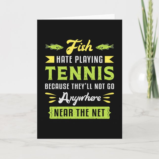 Tarjeta Jugador de partido de tenis Racket Court Sports Fu (Anverso)