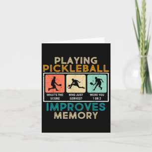 Tarjeta Jugador de Pickleball Cita Funny Pickleball Lover 