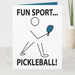 Tarjeta Jugador de Pickleball Deportes Diversión Deporte P