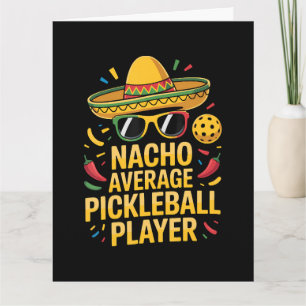 Tarjeta Jugador de Pickleball No Promedio