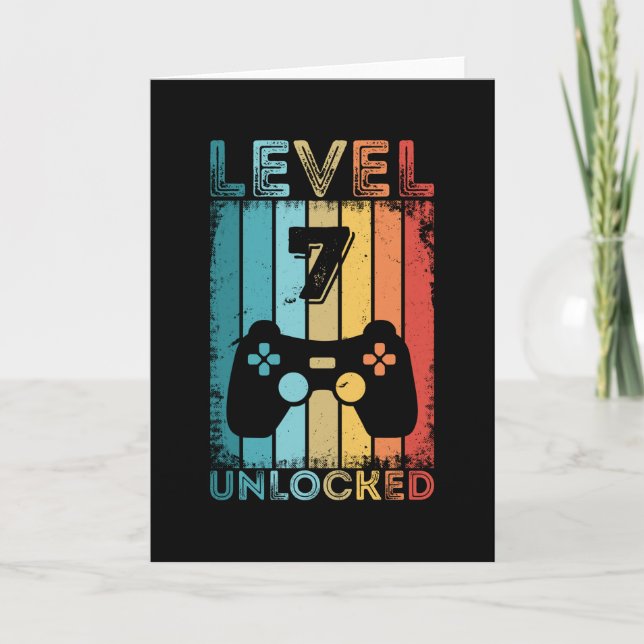 Tarjeta Jugador de regalo de cumpleaños 7 desbloqueado (Anverso)