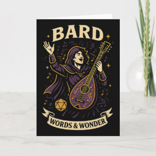Tarjeta Jugador de Rpg Rd D20 de Dados Friki Geek Hombres 