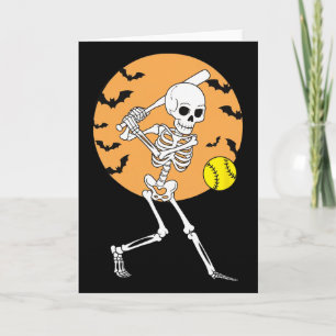 Tarjeta Jugador de Softll de Esqueleto Halloween Softll pa