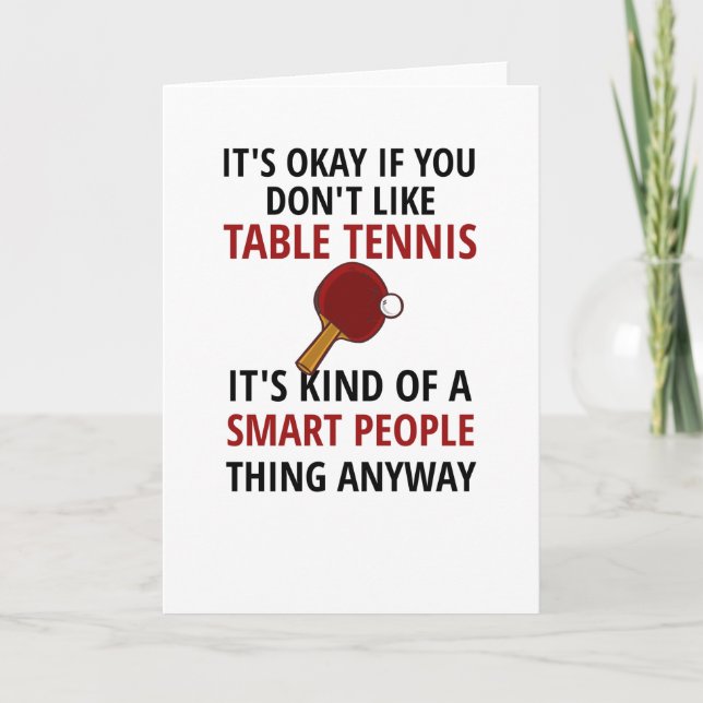Tarjeta Jugador de tenis de mesa obsequia a entrenador de  (Anverso)