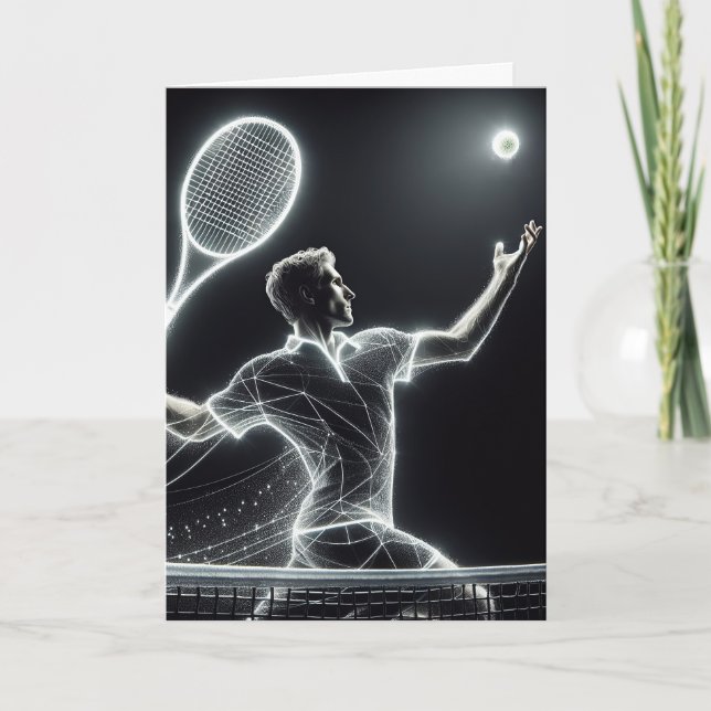 Tarjeta Jugador de tenis neonatal (Anverso)