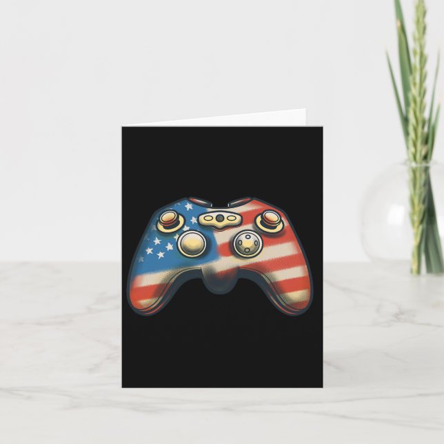 Tarjeta Jugador De Videojuego De Camisetas De Julio Niños  (Anverso)