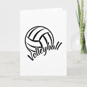 Tarjeta Jugador de voleibol de playa Chica de voleibol en 