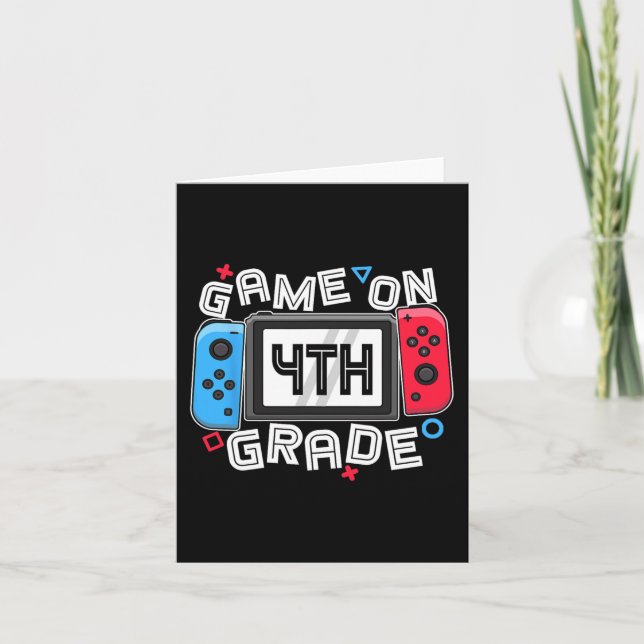 Tarjeta Jugador De Vuelta Al Juego De Diversión Escolar En (Anverso)