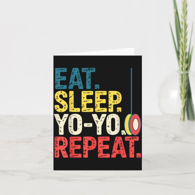 Tarjeta Jugador de Yoyo Entusiasta del Yo-yo  (Anverso)