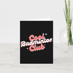 Tarjeta Jugador del Club Deportivo Badminton Racket
