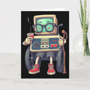 Tarjeta Jugador Divertido Antiguo Retro 80s 90s Control de
