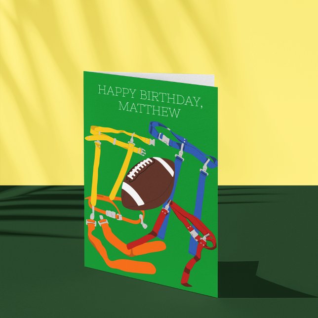 Tarjeta Jugador entrenador de fútbol de bandera personaliz (Subido por el creador)