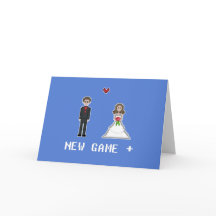 Jugador Geek 1 y 2 Juego Nuevo Plus Bride Groom