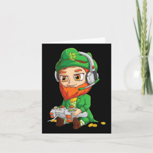 Tarjeta Jugador St Patricks Day Niños Camisas Hombres Vide