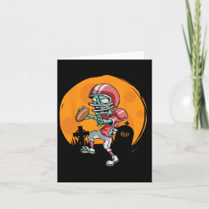 Tarjeta Jugador Zombie de Fútbol Divertido Regalo de Fútbo