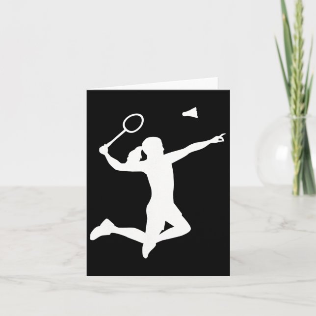 Tarjeta Jugadora de bádminton (Anverso)
