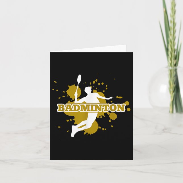 Tarjeta Jugadora de bádminton  (Anverso)