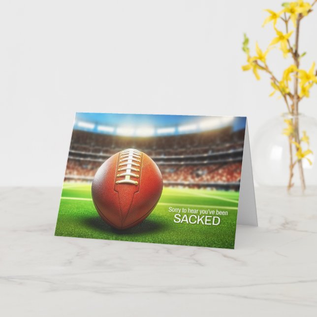 Tarjeta Jugadores de fútbol con tema de recuperación en el (flor amarilla)
