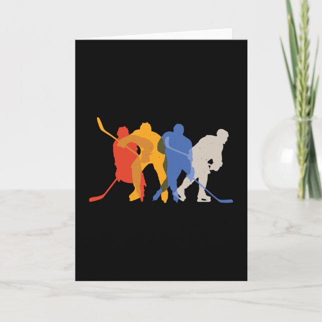 Tarjeta Jugadores de hockey (Anverso)