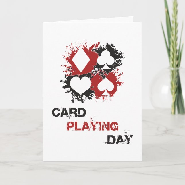 Tarjeta Jugando Día Ace Tarjetas Poker Juego de Ca (Anverso)