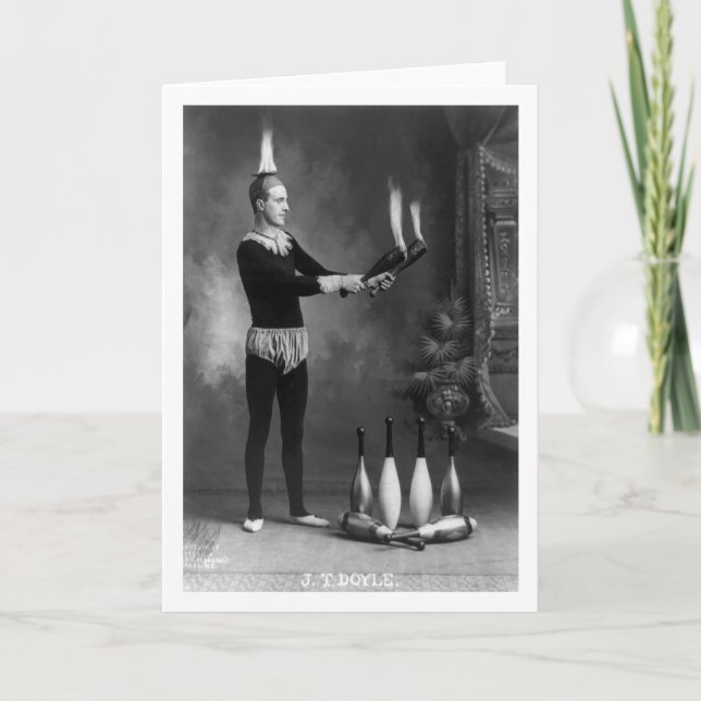 Tarjeta Juglar caliente, 1900s tempranos (Anverso)