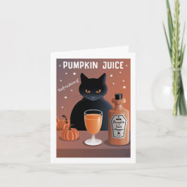 Tarjeta Jugo de calabaza