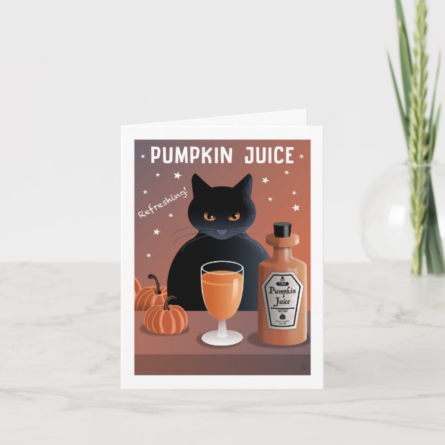 Tarjeta Jugo de calabaza (Anverso)
