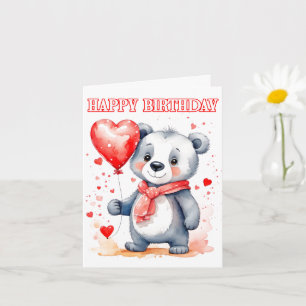 Tarjeta Jugoso pequeño Koala lleva feliz cumpleaños