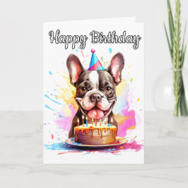Tarjeta Juguetazo de Cachorro Feliz Cumpleaños