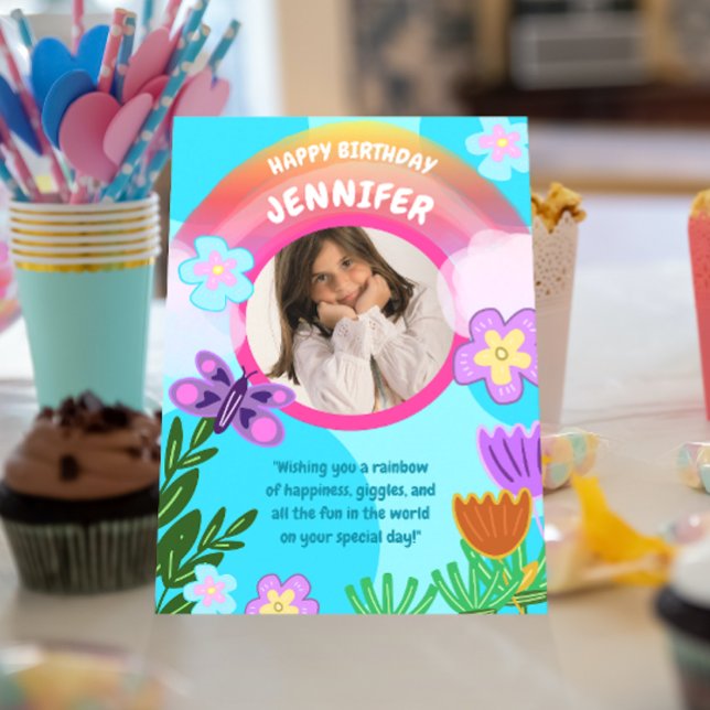 Tarjeta Juguetazo del Jardín del Arcoiris Colorido (Subido por el creador)