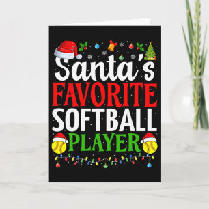 Tarjeta Juguete suave favorito de Santa, divertido Sof de