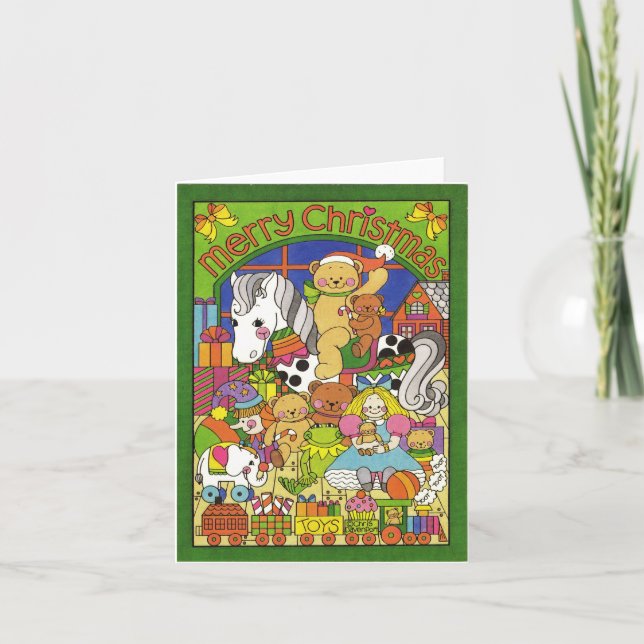 Tarjeta Juguetes de Navidad (Anverso)