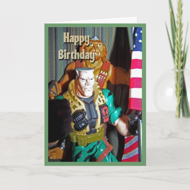 Tarjeta Juguetes del feliz cumpleaños para los muchachos (Anverso)