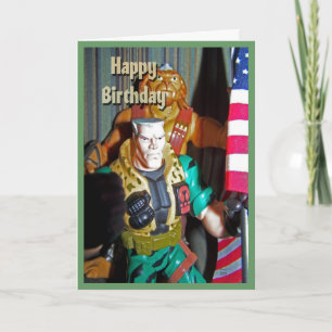 Tarjeta Juguetes del feliz cumpleaños para los muchachos