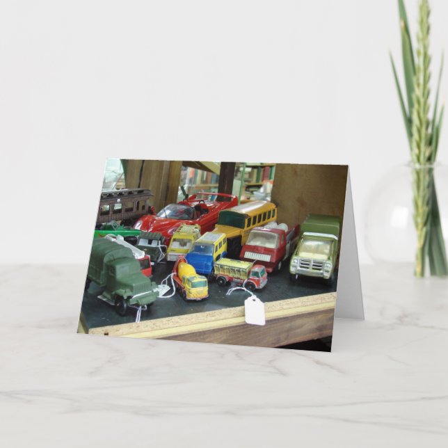 Tarjeta Juguetes Vintage En Venta (Anverso)