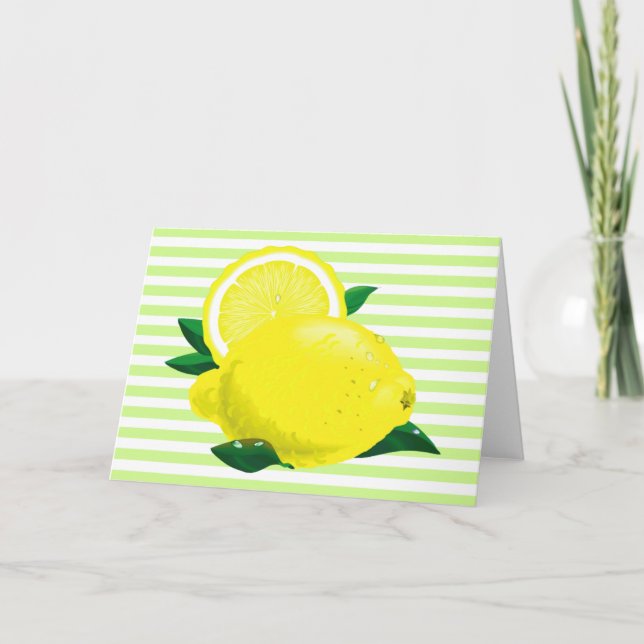 Tarjeta Juicy Lemons Card (Anverso)