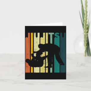 Tarjeta Jujitsu BJJ Arte Marcial MMA Jiu Jitsu Brasileño