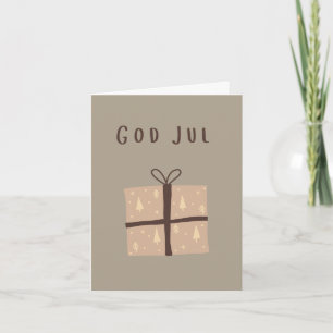 Tarjeta Jul de Dios (julkort) Navidades suecos