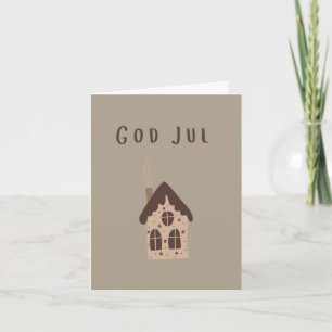 Tarjeta Jul de Dios (julkort) Navidades suecos