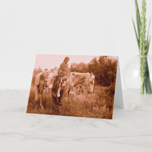 Tarjeta Julia - mujer del cuervo