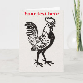 Tarjeta Julie de Graag Rooster