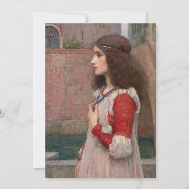 Tarjeta Juliet | John William Waterhouse (Anverso)