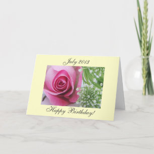 Tarjeta July 2013 Birthday