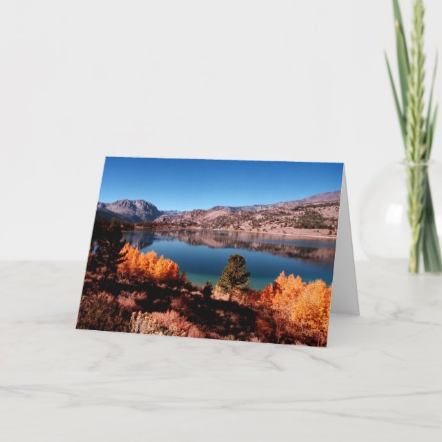 Tarjeta June Lake, Mammoth California Nature Card (Anverso)