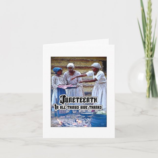 Tarjeta Juneteenth (Anverso)