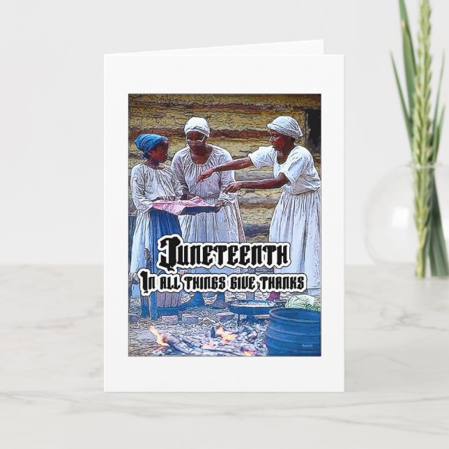 Tarjeta Juneteenth (Anverso)