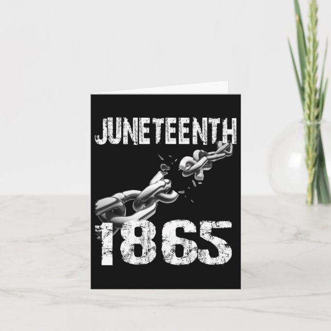 Tarjeta Juneteenth 1  (Anverso)