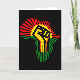 Tarjeta Juneteenth 1865 Mes de la Historia Negra Libertad