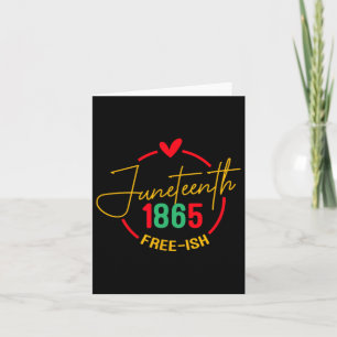 Tarjeta Juneteenth Celebrando 2024 Desde 1865 Celebre J